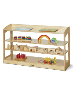 Jonti-Craft 4-Shelf Open Back Classroom Storage