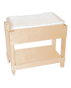 Wood Designs 24" H Petite Sand and Water Table with Lid Shelf