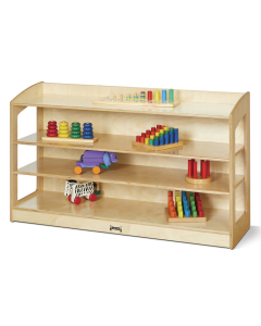 Jonti-Craft 4-Shelf Open Sides Classroom Storage
