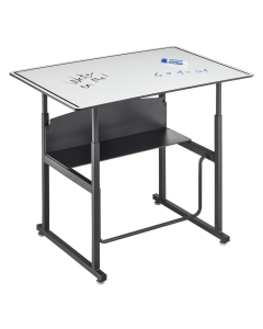 Safco AlphaBetter 36" x 24" Dry Erase Height Adjustable Standing Student Desk