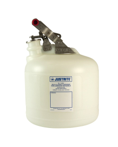 Justrite 12260 Polyethylene 2.5 Gallon Corrosive Safety Container