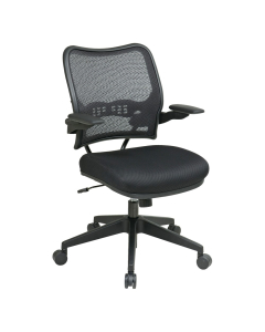 Office Star Space Seating Deluxe AirGrid Mesh Mid-Back Office Task Chair (Shown in Black)