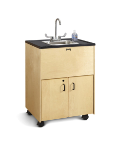 Jonti-Craft Clean Hands Helper 38" H Stainless Steel Sink without Plumbing