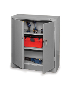 Tennsco Standard 36" W x 42" H Counter Height Storage Cabinets (Shown in Medium Grey)