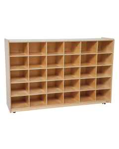 Wood Designs 30 Cubbie Tray Classroom Storage Unit