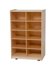 Wood Designs Vertical Cubbie Classroom Storage Unit