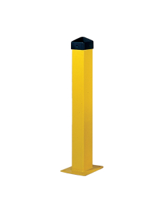 Eagle 5" W Square Steel Bollard Post with Cap