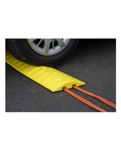 Eagle 6 Ft. Speed Bump Crossing Cable Protection Unit 1792 (example of use)