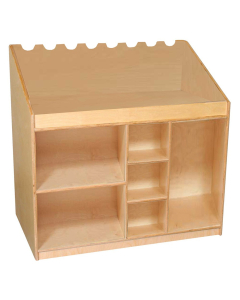 Wood Designs Mobile Listening and Storage Activity Center