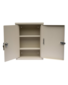 Omnimed 11" W x 4" D x 15" H 3-Shelf Double Door Narcotic Cabinet