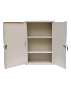 Omnimed 16" W x 8" D x 24" H 3-Shelf Double Door Narcotic Cabinet
