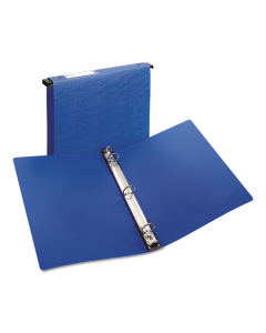 Avery 1" Capacity 8-1/2" x 11" Round Ring Hanging Non-View Binder, Blue