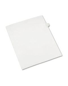 Avery Allstate Preprinted "7" Tab Letter Dividers, White, 25/Pack