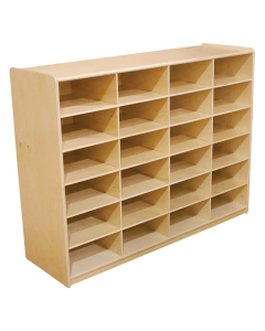 Wood Designs Childrens Classroom 24-Cubby Storage Unit