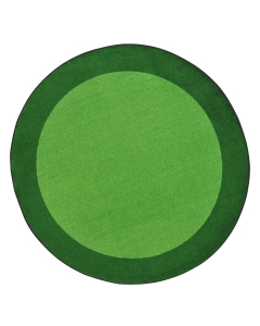 Joy Carpets All Around Classroom Rug, Green (Shown in Round)