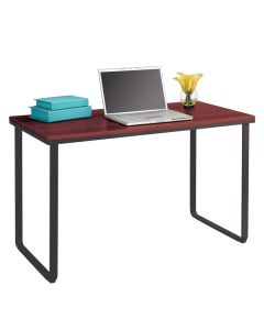 Safco 47.25" W Steel Computer Desk (Shown in Cherry/Black)