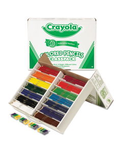 Crayola 3.3 mm Assorted Colors Woodcase Pencils, 462-Pack
