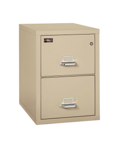 FireKing 2-Drawer 31" Deep 2-Hour Rated Fireproof File Cabinet, Letter - Shown in Parchment