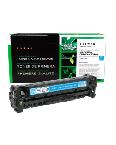 Clover Remanufactured Cyan Toner Cartridge for HP CC531A (HP 304A)
