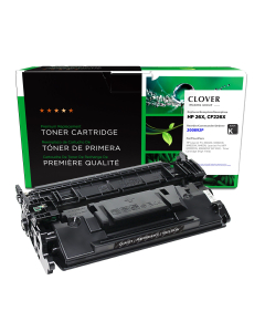 Clover Remanufactured Black High Yield Toner Cartridge for HP CF226X (HP 26X)