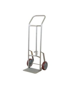 Wesco 156DH-PP8-SS 700 lb Load 30 & 55-Gallon Drum Stainless Steel Hand Truck