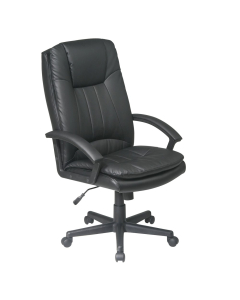Office Star Deluxe Eco-Leather High-Back Executive Chair (Model EC22070-EC3)