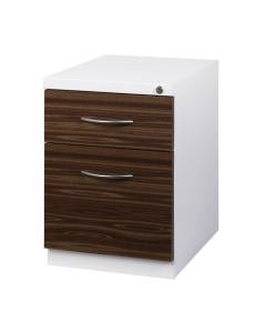 Hirsh 2-Drawer Box/File Wood Front Pedestal, White
