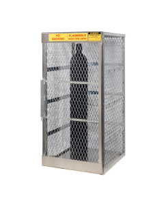 Justrite Cylinder Storage Locker Cage (Vertical 10 Cylinder Model)
