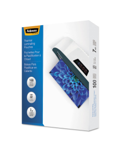Fellowes 7 Mil Letter-Size Laminating Pouches, 100/Pack