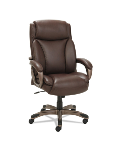 Alera Veon VN4159 Leather High-Back Executive Office Chair, Brown