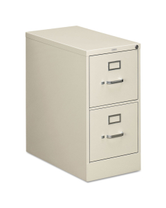 HON 2-Drawer 26.5" Deep Vertical File Cabinet, Letter Size (Shown in Light Grey)