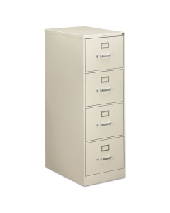 HON 4-Drawer 26.5" Deep Vertical File Cabinet, Legal Size (Shown in Light Grey)