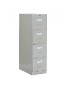 Global 25-400 4-Drawer 25" Deep Vertical File Cabinet, Letter (Shown in Light Grey)