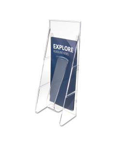 Deflect-o Stand Tall 12" H 1-Compartment Literature Leaflet Wall Display
