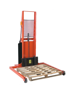 Wesco Powered 1000 lb Load Adjustable Span Straddle Stackers