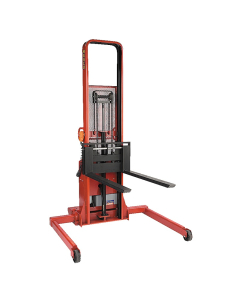 Wesco Powered 1500 & 2000 lb Load Fork Stackers with Adjustable Legs, Power Drive