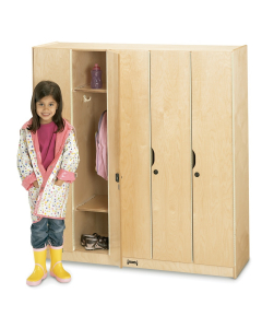Jonti-Craft 5-Section Lockable School Locker with Doors