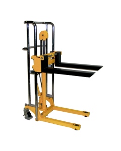 Wesco Value Lift 880 lb Load Manual Hydraulic Fork Stackers (47" Height Shown)