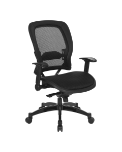 Office Star Space Seating Professional Synchro-Tilt Mesh Mid-Back Managers Chair