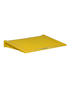 Just-Rite 28650 Ramp For 2-Drum and Larger Ecopolyblend Accumulation Center, Yellow