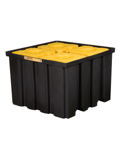 Just-Rite Ecopolyblend 28674 372-Gallon Capacity Indoor IBC Intermediate Bulk Crate with Forklift Pockets