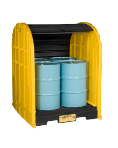 Just-Rite EcoPolyBlend 79 Gallon 4-Drum DrumShed Safety Storage Unit (Drums Not Included)