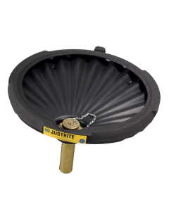 Just-Rite Ecopolyblend 28681 Funnel for Flammables with Drum Fill Vent and Flame Arrester