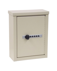 Omnimed 9" W x 4" D x 12" H Steel Wall Storage Cabinet with Combination Lock