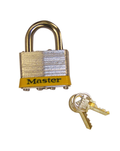 Justrite 29933 Padlock Master Lock No. 5 with 3/8" Shackle for Lockable Storage Cabinet