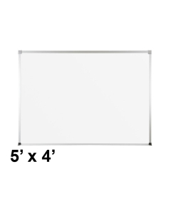 Best-Rite 2H2NF ABC Trim 5 ft. x 4 ft. Porcelain Magnetic Whiteboard