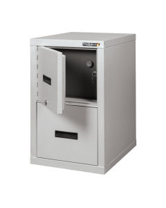 FireKing FireShield Safe-In-A-File 2-Drawer 22" Deep 1-Hour Rated Fireproof File Cabinet