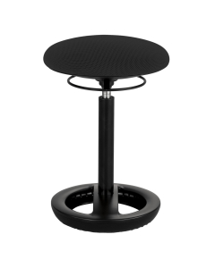 Safco Twixt Desk-Height Active Seating Stool (Shown in Black)