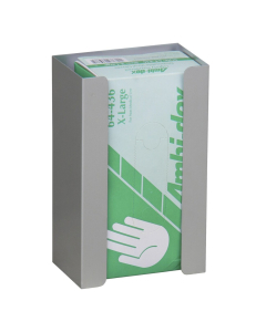 Omnimed 10" W x 4" D x 6.25" H Aluminum Single Glove Box Holder