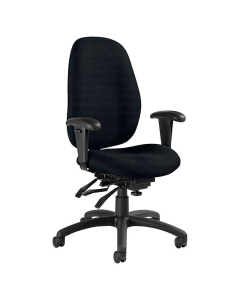 Global Malaga Fabric Multi-Tilter High-Back Office Chair (Shown in Black)
